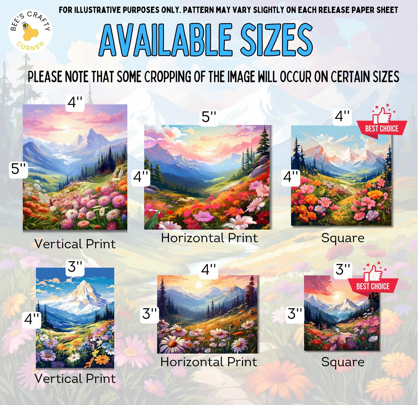 RELEASE PAPER | Summer Mountain Hike - Theme Pack Reusable Diamond Painting Release Paper