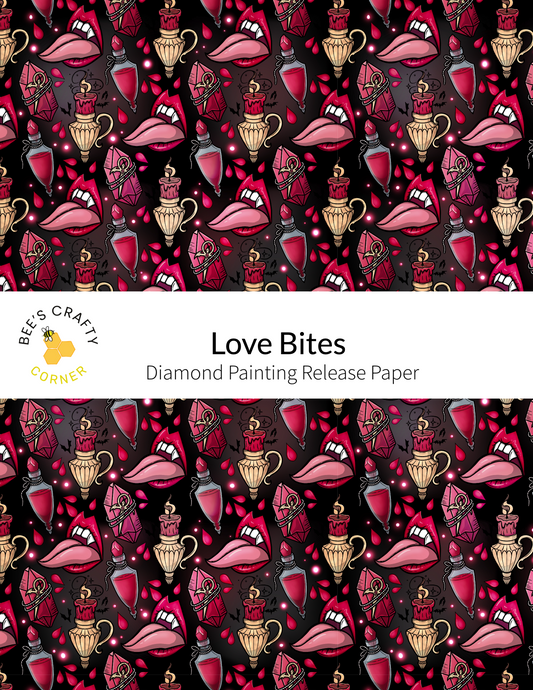 The image is a repeating pattern of various pink and red objects, including flowers, vases, and other decorative elements, arranged in a visually appealing and intricate manner.