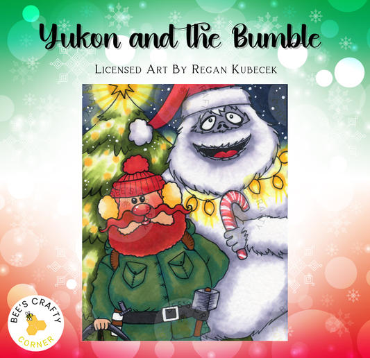 Yukon and the Bumble by Regan Kubecek - Licensed Diamond Painting Release Paper