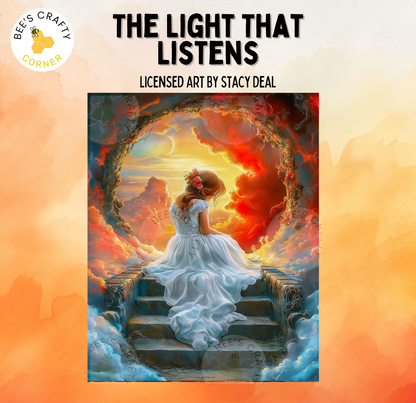 The Light That Listens by Stacy Deal - Licensed Diamond Painting Release Paper