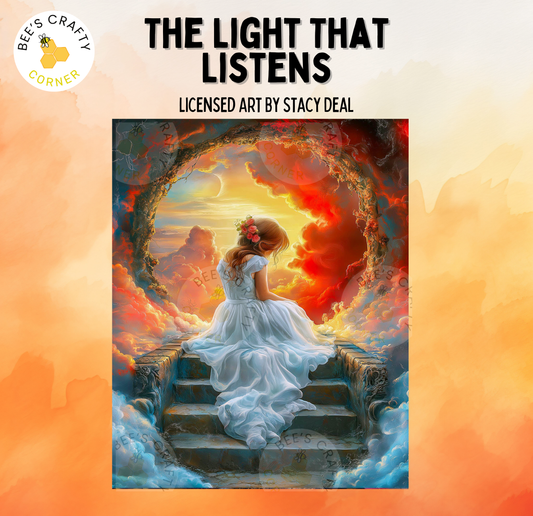 The Light That Listens by Stacy Deal - Licensed Diamond Painting Release Paper