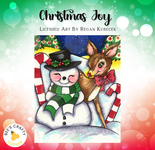 Christmas Joy by Regan Kubecek - Licensed Diamond Painting Release Paper