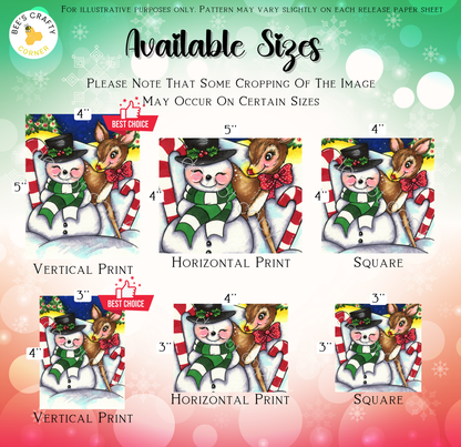Christmas Joy by Regan Kubecek - Licensed Diamond Painting Release Paper