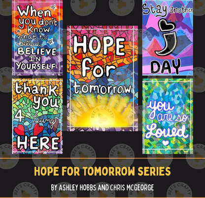 Hope For Tomorrow Series by ©Ashley Hobbs and Chris McGeorge - Licensed Diamond Painting Release Paper