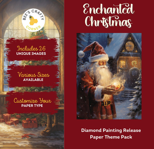 Enchanted Christmas - Theme Pack Reusable Diamond Painting Release Paper