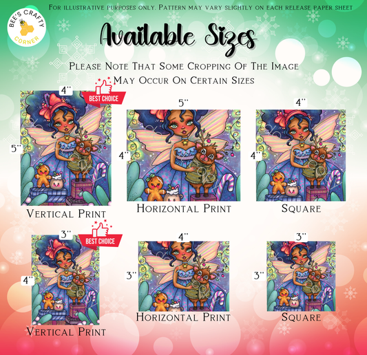 Mistletoe Wishes by ©Regan Kubecek - Licensed Diamond Painting Release Paper