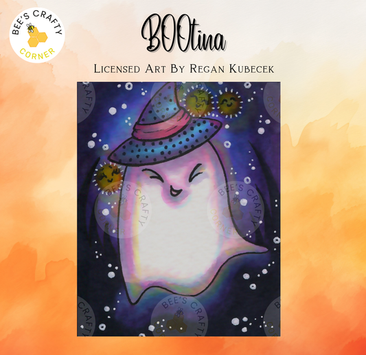 BOOtina by Regan Kubecek - Licensed Diamond Painting Release Paper