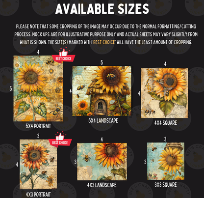 Sunshine and Honey - Theme Pack Reusable Diamond Painting Release Paper