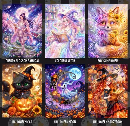 Customizable Pack - Dreamy Witch Licensed Release Papers