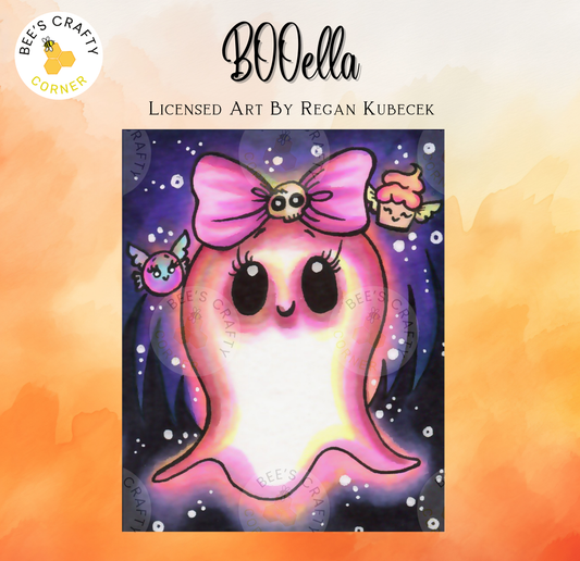 BOOella by Regan Kubecek - Licensed Diamond Painting Release Paper