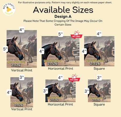 Year of the Horse 2026 Event Release Papers - Featuring Art By Kristin Schwenke Block