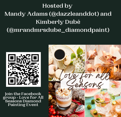 Love For All Seasons Event Release Papers - Reusable Diamond Painting Release Paper