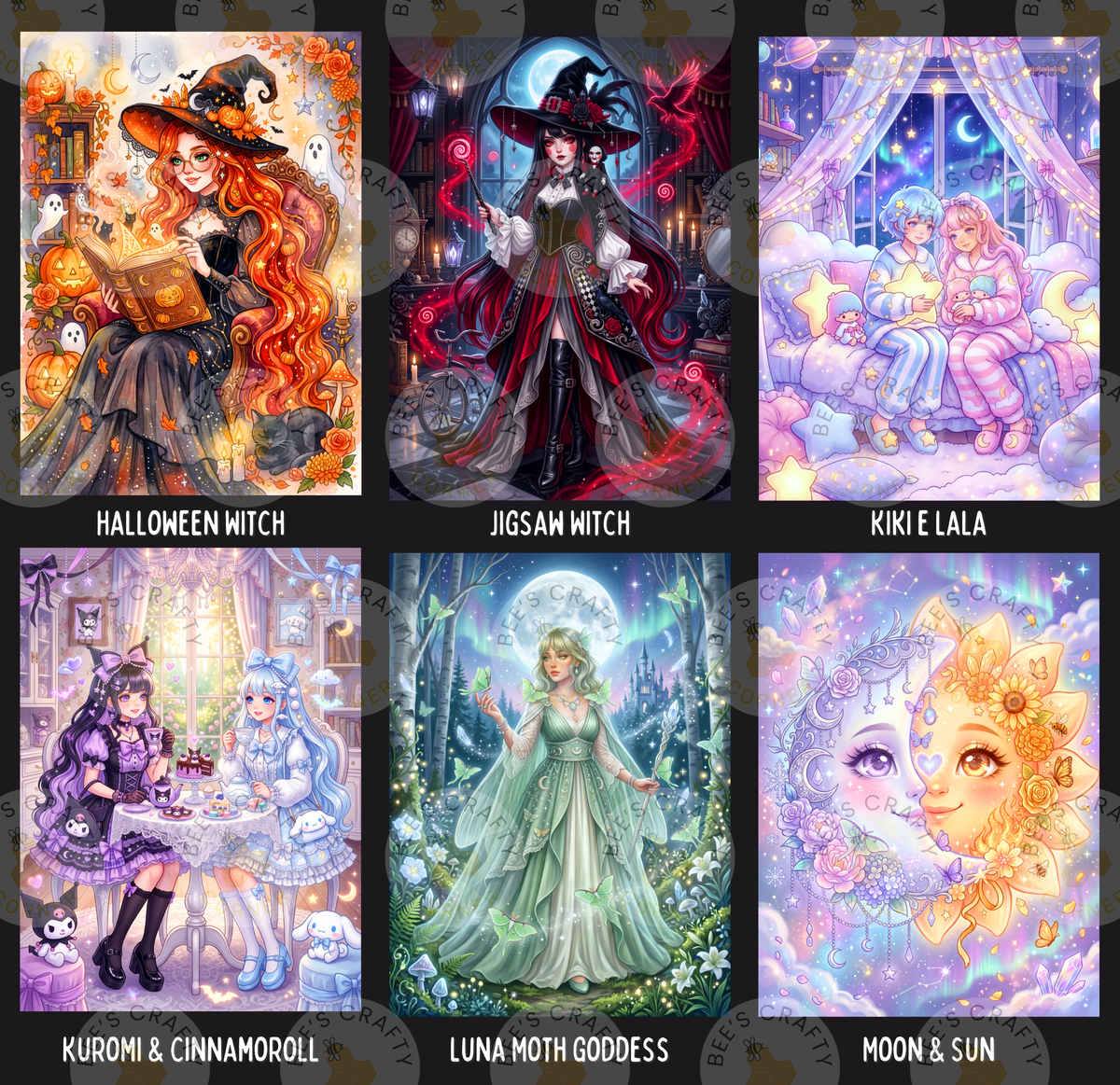 Customizable Pack - Dreamy Witch Licensed Release Papers