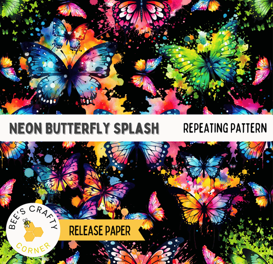 The image is a vibrant and colorful collage of various butterflies, each with unique patterns and colors, creating a visually striking and dynamic composition.