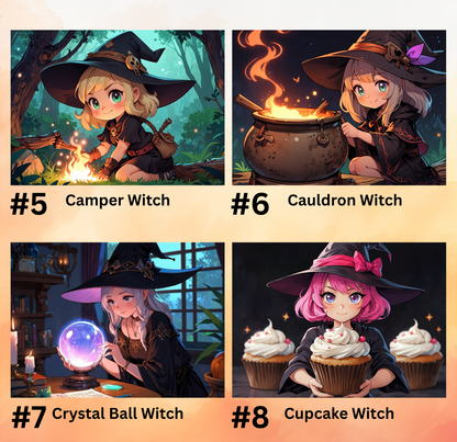 The Which Witch Event Series by Kristin Schwenke Block - Reusable Diamond Painting Release Paper