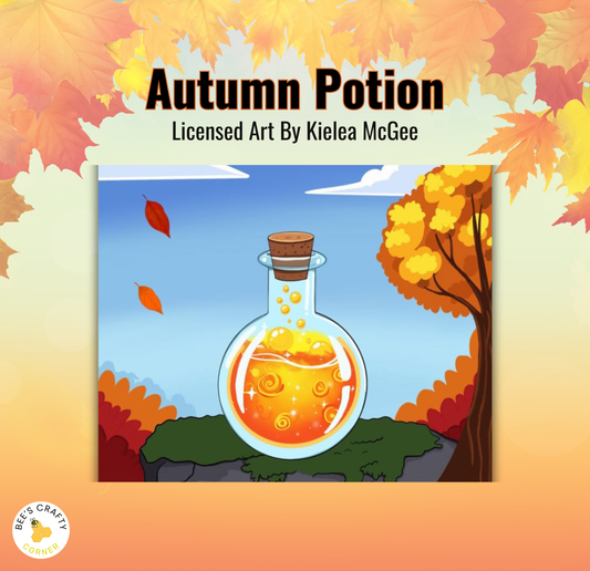 Autumn Potion by Kielea McGee - Licensed Diamond Painting Release Paper