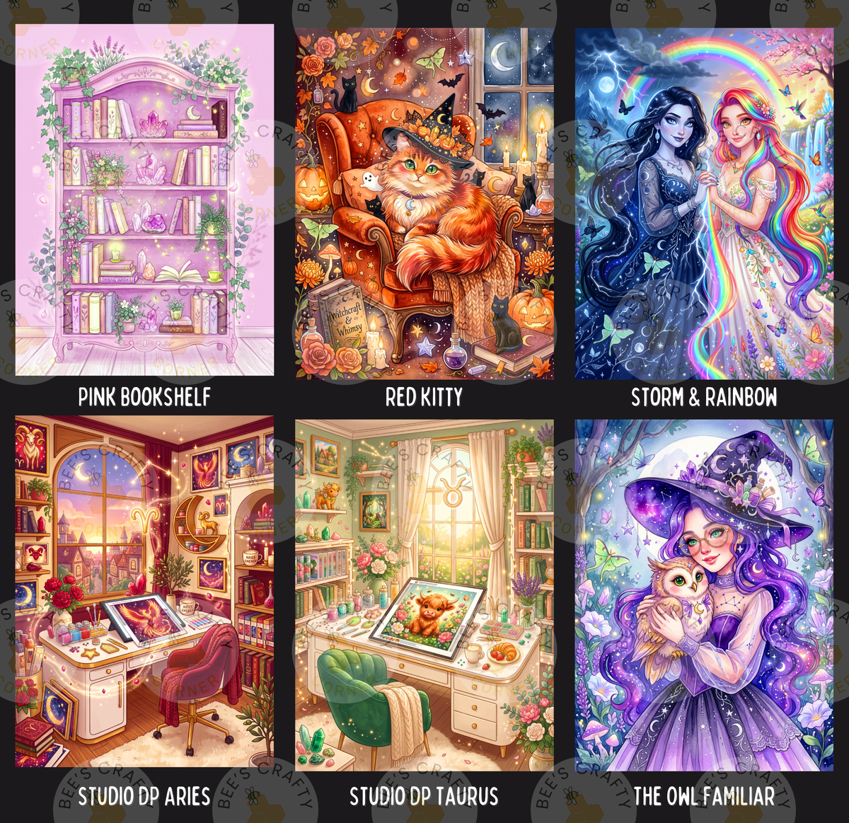 Customizable Pack - Dreamy Witch Licensed Release Papers