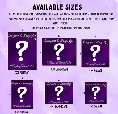 Mystery Mania 2026 Event Release Paper