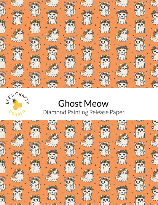 The image is a repeating pattern of cartoon-style cats wearing crowns against an orange background.