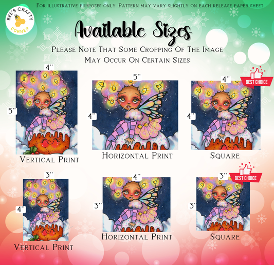 a set of four pictures of a fairy