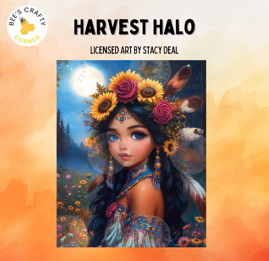 Harvest Halo by Stacy Deal - Licensed Diamond Painting Release Paper