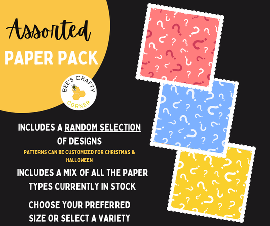 Assorted Paper Pack - Reusable Diamond Painting Release Paper