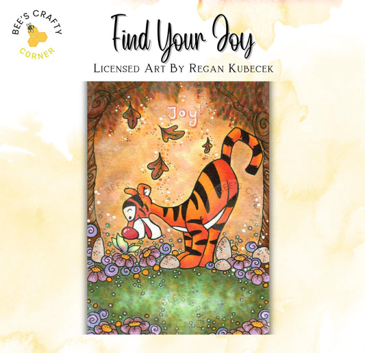 Find Your Joy by Regan Kubecek - Licensed Diamond Painting Release Paper