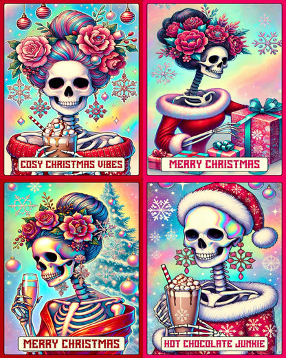 Christmas Tarot Cards - Theme Pack Reusable Diamond Painting Release Paper