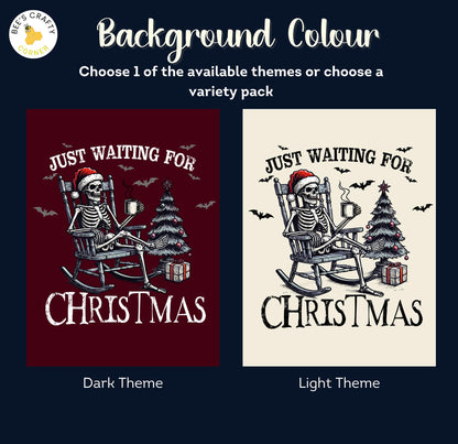 Waiting for Christmas - Reusable Patterned Diamond Painting Release Paper