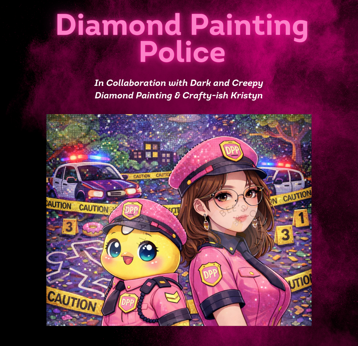 Diamond Painting Police - Reusable Diamond Painting Release Paper