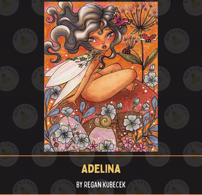 Adelina by ©Regan Kubecek - Licensed Diamond Painting Release Paper