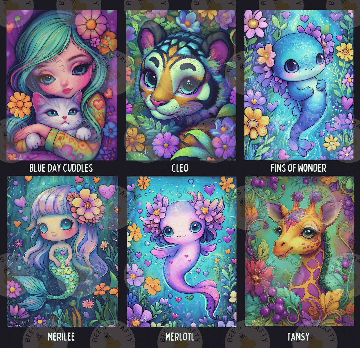 Customizable Pack - ClairaJo Designs Licensed Release Papers