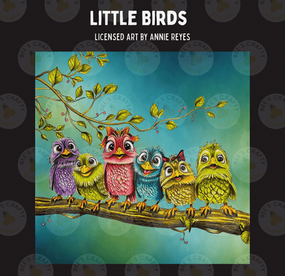 Little Birds by Annie Reyes - Licensed Diamond Painting Release Paper