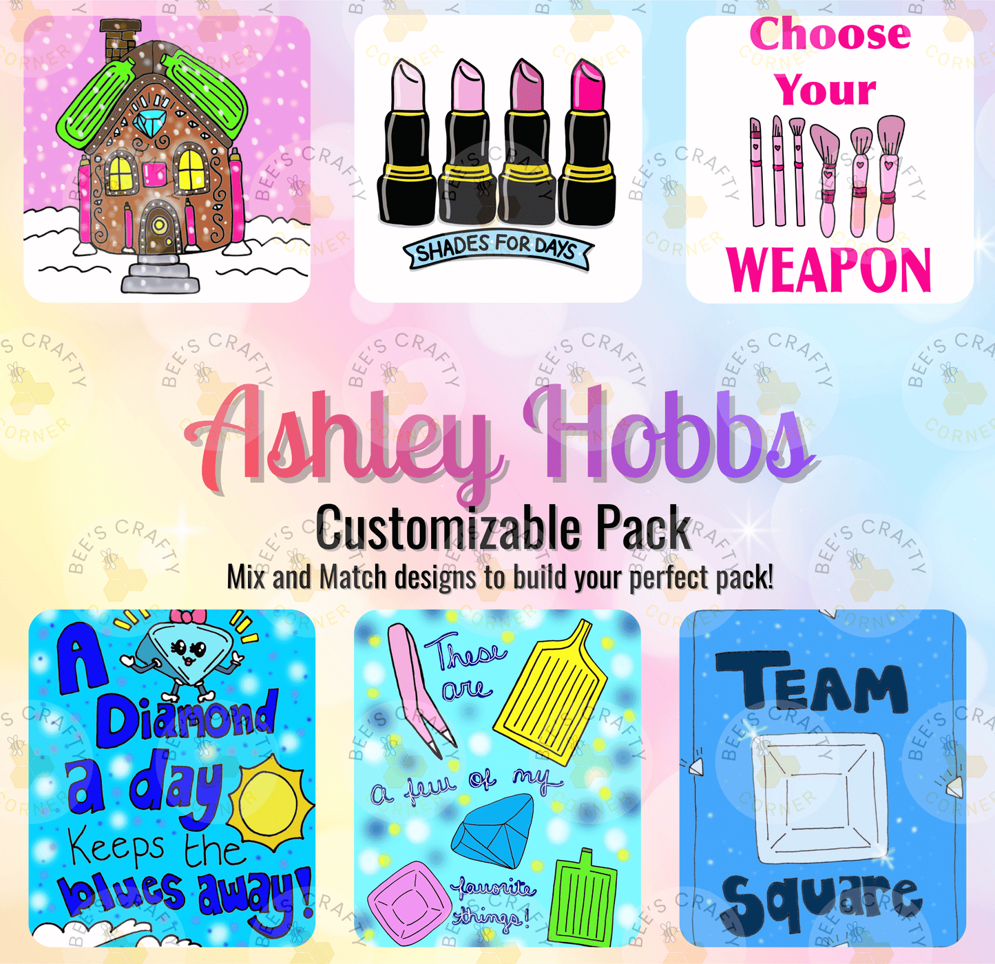 Customizable Pack - Ashley Hobbs Arts and Crafts Licensed Release Papers