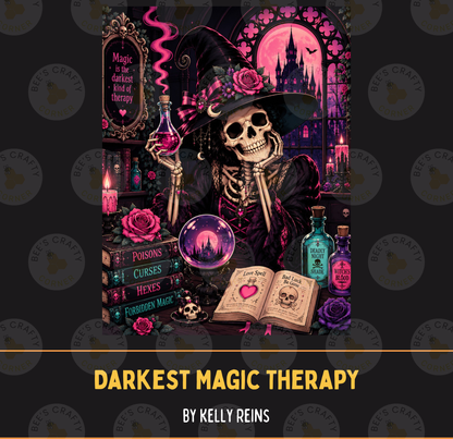 Darkest Magic Therapy by ©Kelly Reins - Licensed Diamond Painting Release Paper