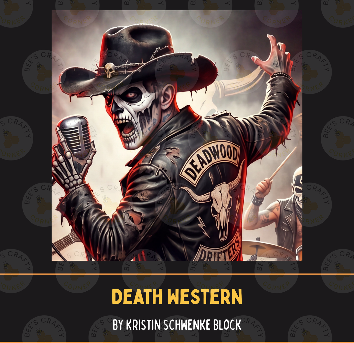 Death Western by ©Kristin Schwenke Block Licensed Release Papers - Reusable Diamond Painting Release Paper