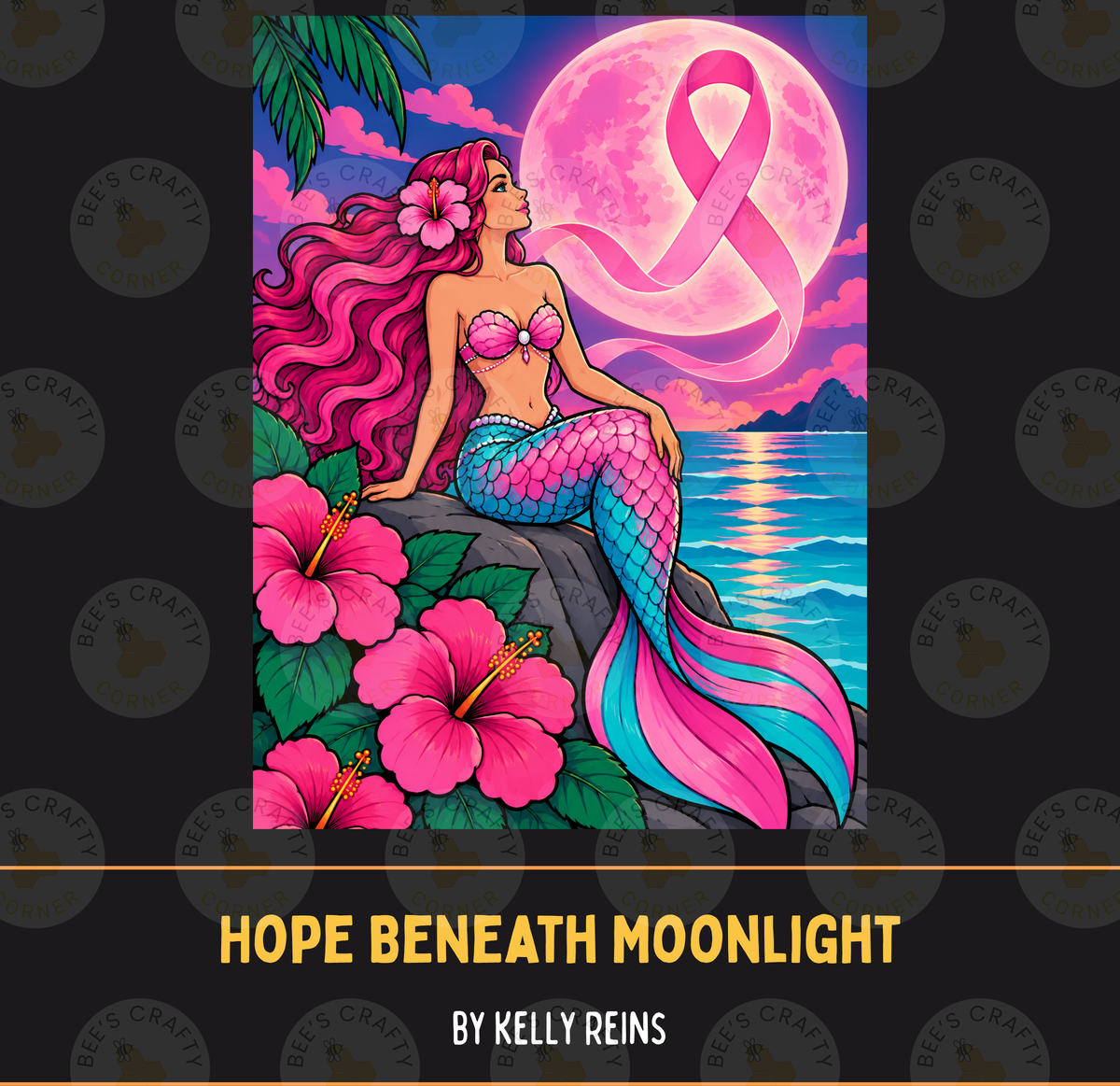 Hope Beneath Moonlight by ©Kelly Reins - Licensed Diamond Painting Release Paper