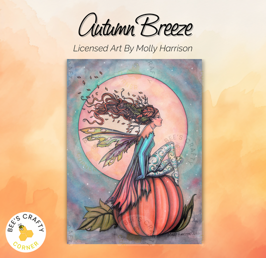 Autumn Breeze by Molly Harrison - Licensed Diamond Painting Release Paper