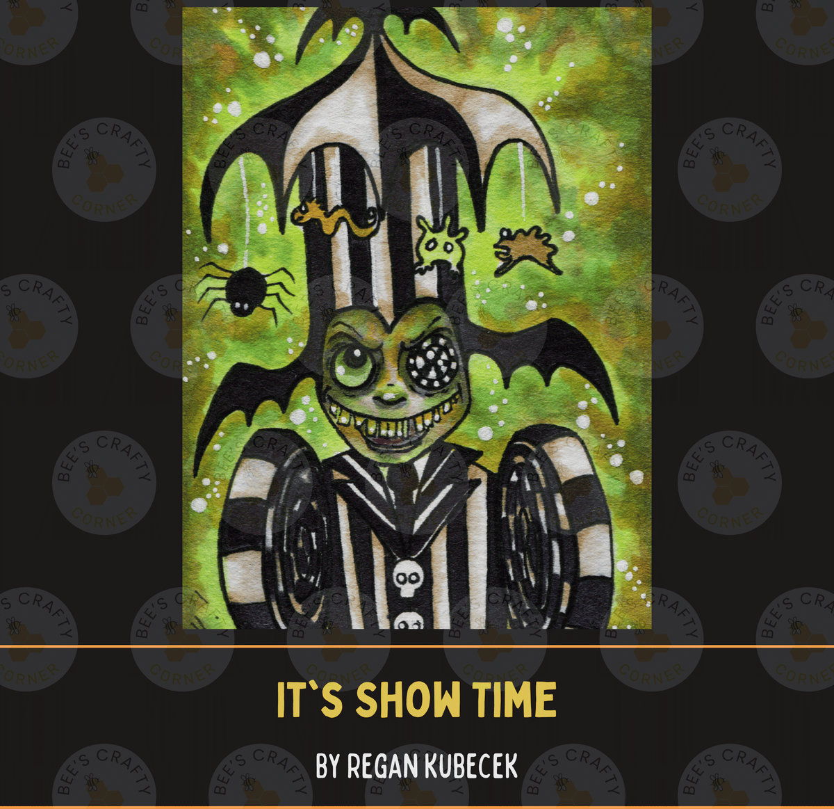It's Show Time by ©Regan Kubecek - Licensed Diamond Painting Release Paper