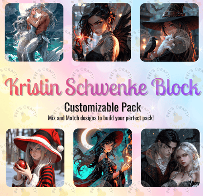 Customizable Pack - Kristin Schwenke Block Licensed Release Papers