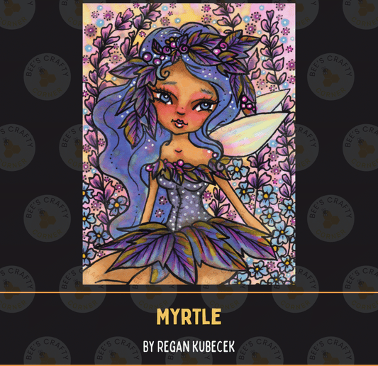 Myrtle by ©Regan Kubecek - Licensed Diamond Painting Release Paper