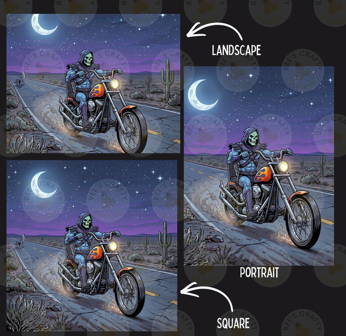 Night Stalker by ©Kristin Schwenke Block Licensed Release Papers - Reusable Diamond Painting Release Paper