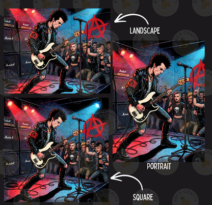 Punk Party by ©Kristin Schwenke Block Licensed Release Papers - Reusable Diamond Painting Release Paper
