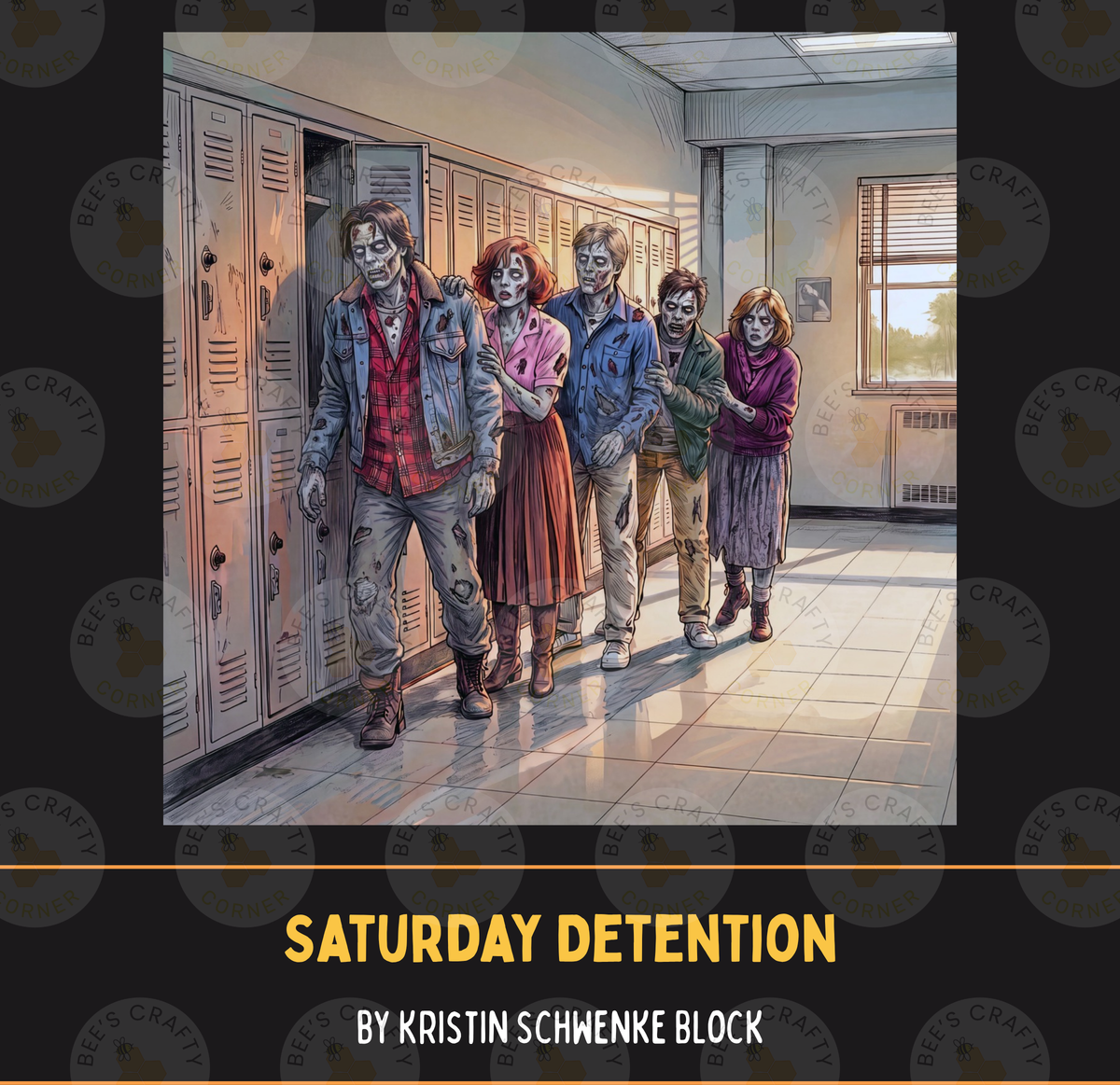 Saturday Detention by ©Kristin Schwenke Block Licensed Release Papers - Reusable Diamond Painting Release Paper