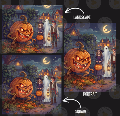 Tricks and Treats by ©Kristin Schwenke Block Licensed Release Papers - Reusable Diamond Painting Release Paper