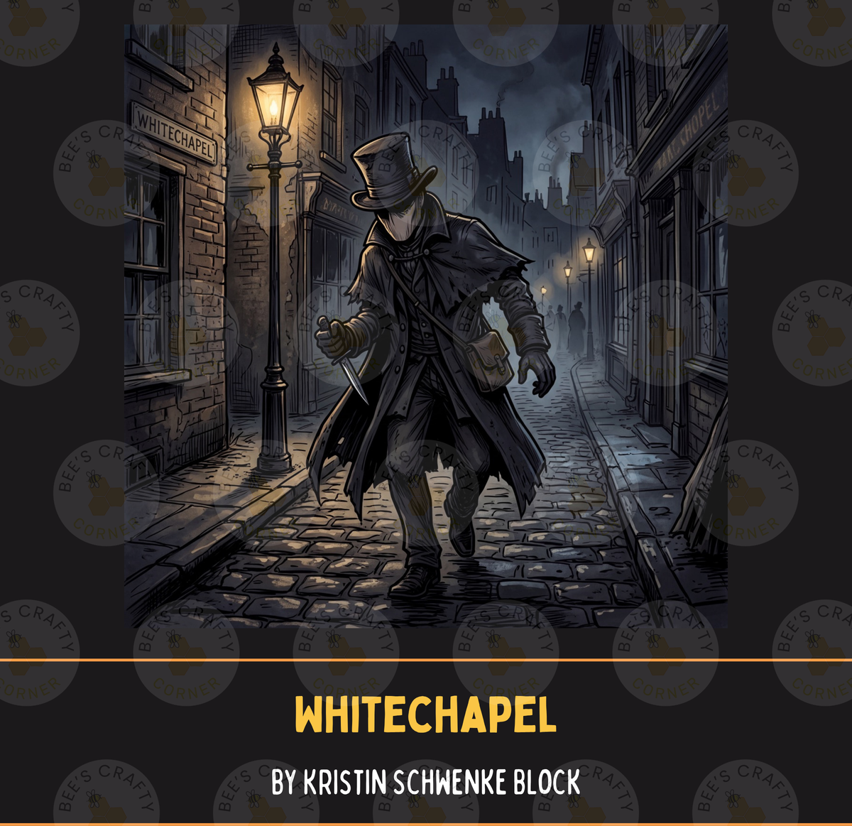 Whitechapel by ©Kristin Schwenke Block Licensed Release Papers - Reusable Diamond Painting Release Paper