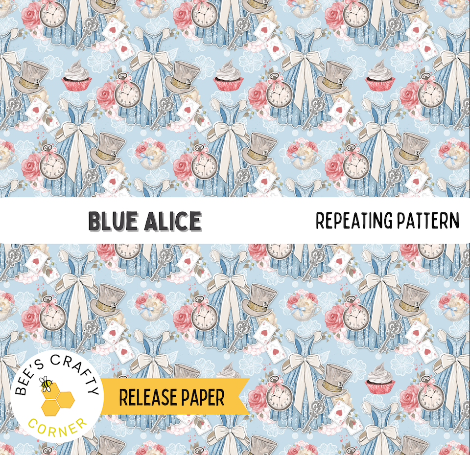 The image is a repeating pattern of various objects, including clocks, flowers, and other decorative elements, arranged in a visually appealing and harmonious manner.