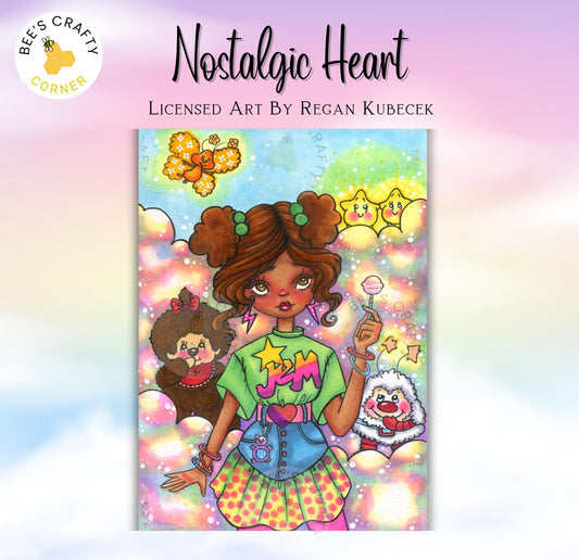 Nostalgic Heart by Regan Kubecek - Licensed Diamond Painting Release Paper