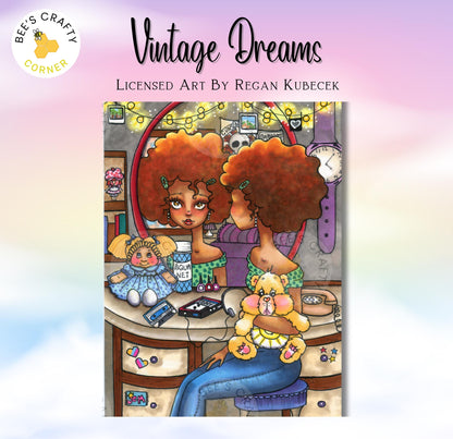 Vintage Dreams by Regan Kubecek - Licensed Diamond Painting Release Paper