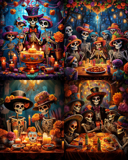 RELEASE PAPER | Dia De Muertos - Theme Pack Reusable Diamond Painting Release Paper